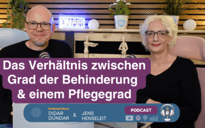Pflegegrad und Grad der Behinderung Unterschied