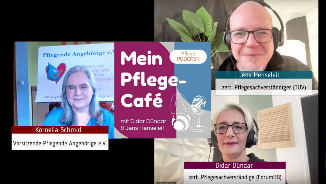 Mein Pflege-Cafe Podcast zu Gast im Beisammensein vom Verein Pflegende Angehörige e.V.