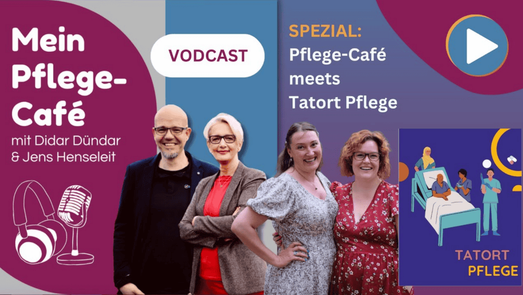 Podcast Tatort Pflege zu Gast im Podcast Mein Pflege-Cafe
